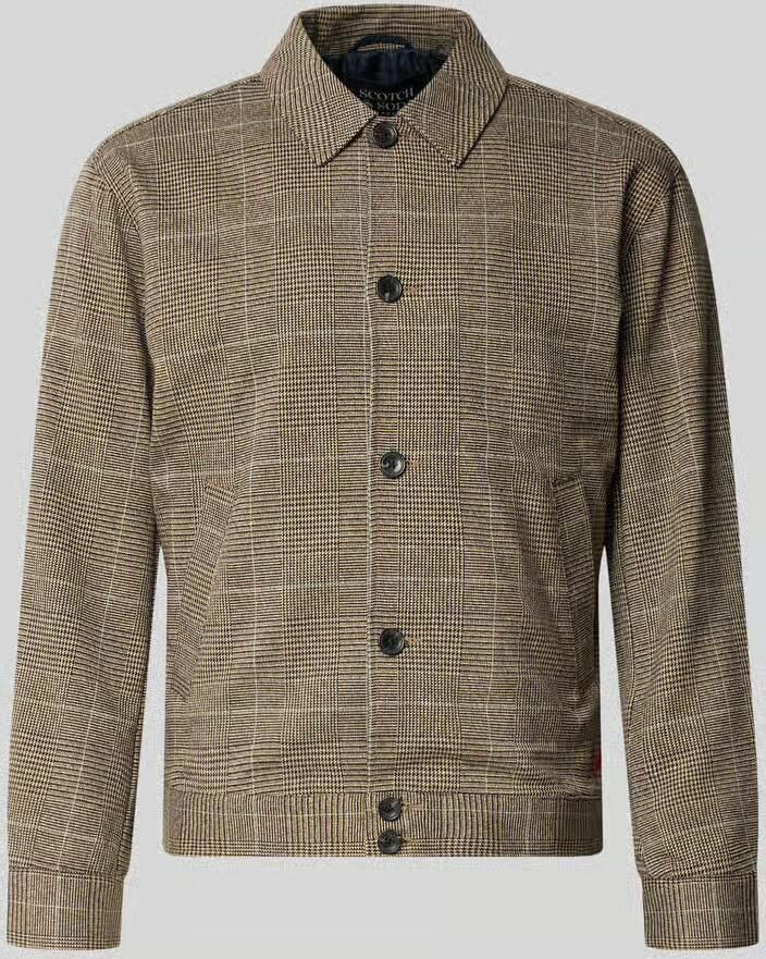Scotch & Soda Regular fit overhemdjack met knoopsluiting