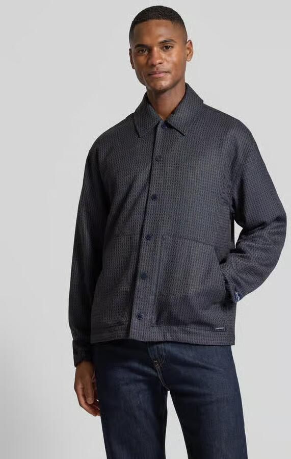 Scotch & Soda Regular fit overhemdjack met opgestikte steekzakken - Foto 4