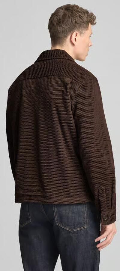 Scotch & Soda regular fit overhemdjack met structuurpatroon - Foto 4