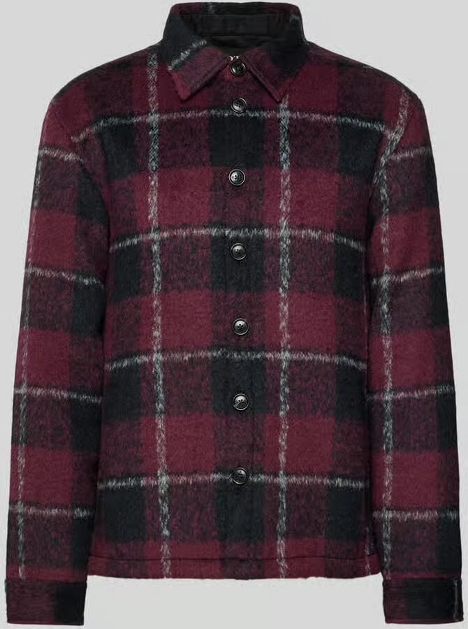 Scotch & Soda Regular fit overhemdjack met wol - Foto 2