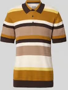 Scotch & Soda regular fit poloshirt met knoopsluiting