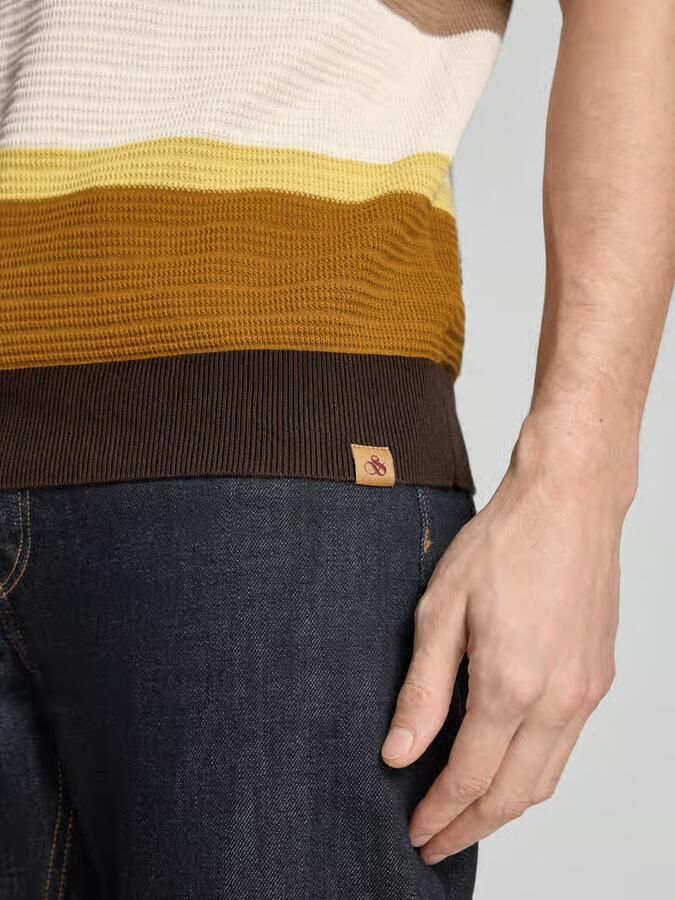 Scotch & Soda regular fit poloshirt met knoopsluiting