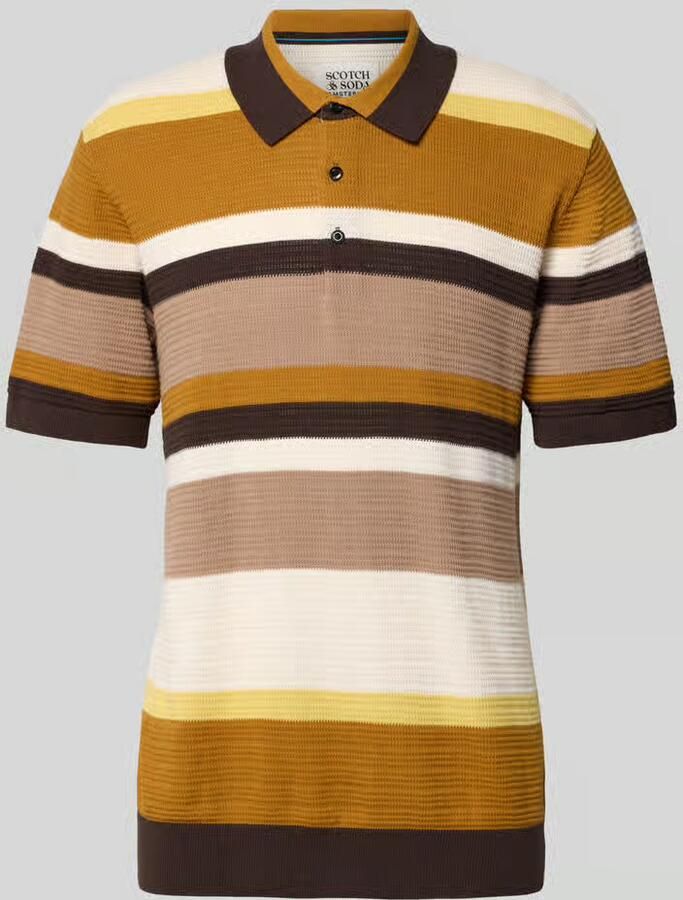 Scotch & Soda regular fit poloshirt met knoopsluiting - Foto 2