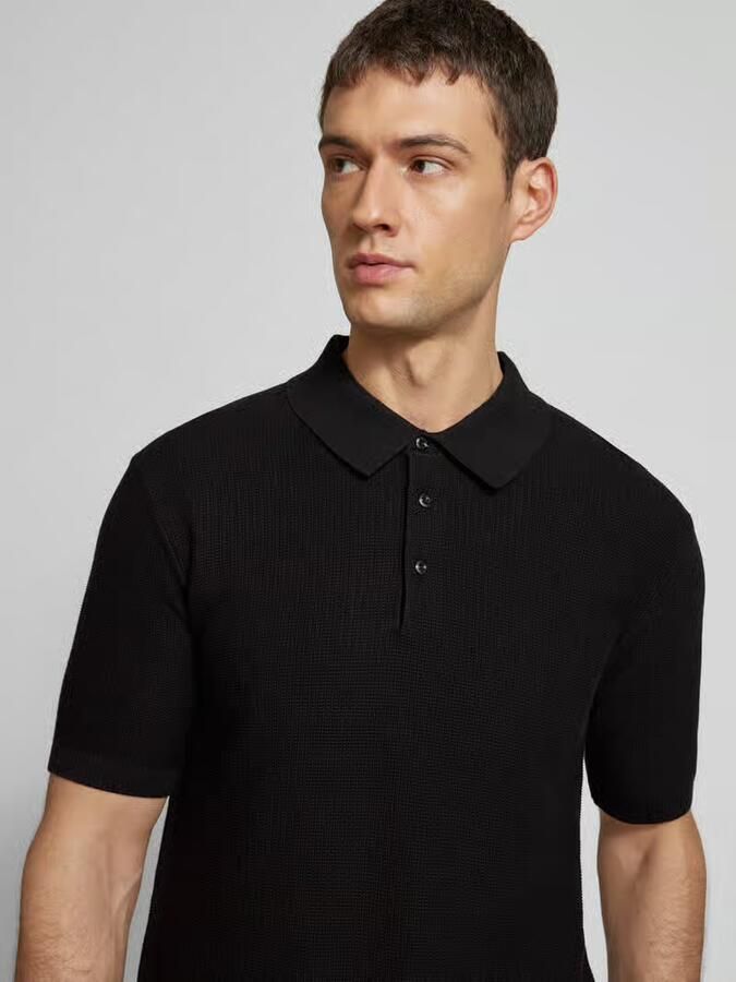 Scotch & Soda Regular fit poloshirt met structuurmotief - Foto 2