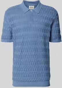 Scotch & Soda regular fit poloshirt met structuurpatroon