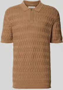 Scotch & Soda regular fit poloshirt met structuurpatroon