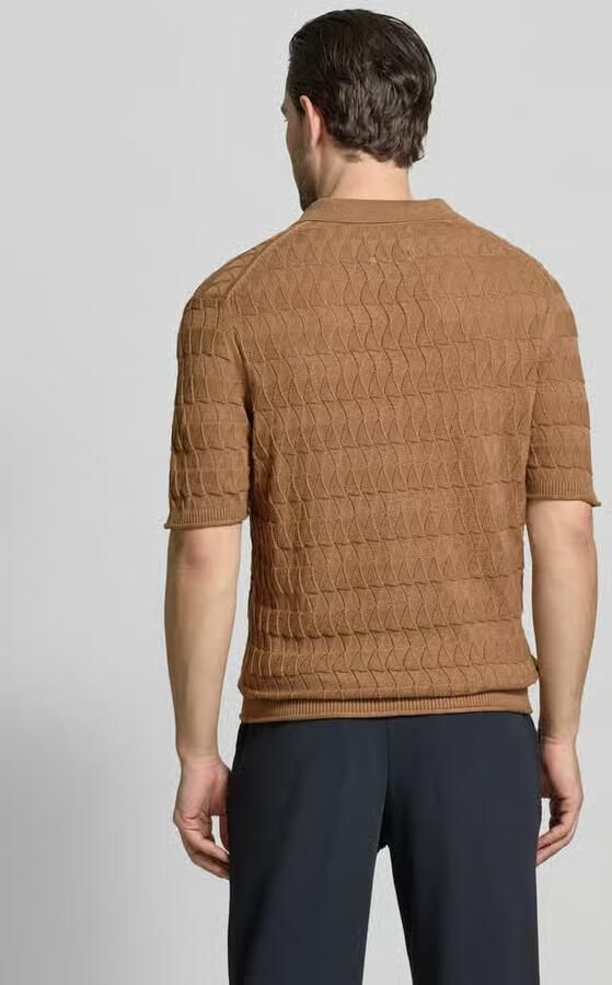 Scotch & Soda regular fit poloshirt met structuurpatroon - Foto 3