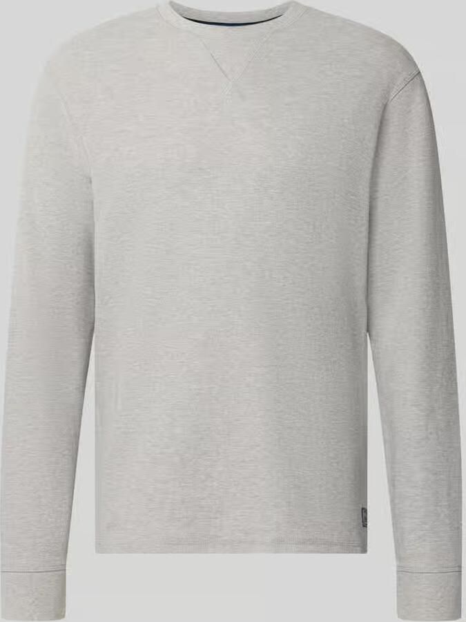 Scotch & Soda Regular fit shirt met lange mouwen met wafelstructuur
