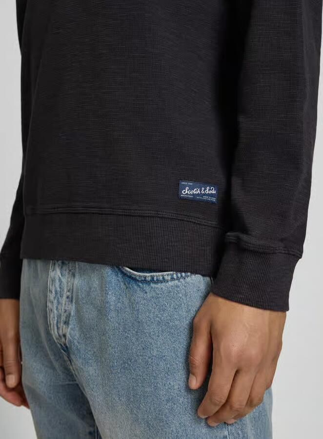 Scotch & Soda regular fit sweatshirt met ronde hals