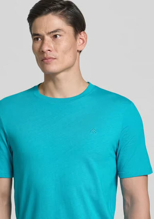 Scotch & Soda regular fit T-shirt met gestikt logo