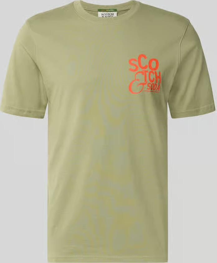 Scotch & Soda regular fit T-shirt met logoprint
