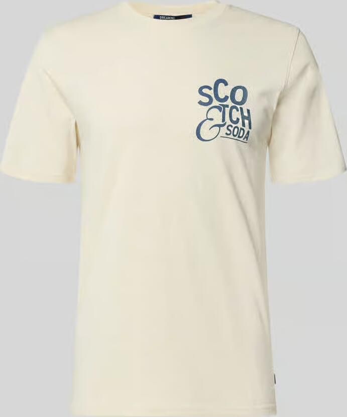 Scotch & Soda regular fit T-shirt met logoprint