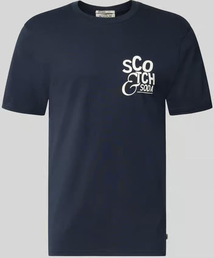 Scotch & Soda regular fit T-shirt met logoprint