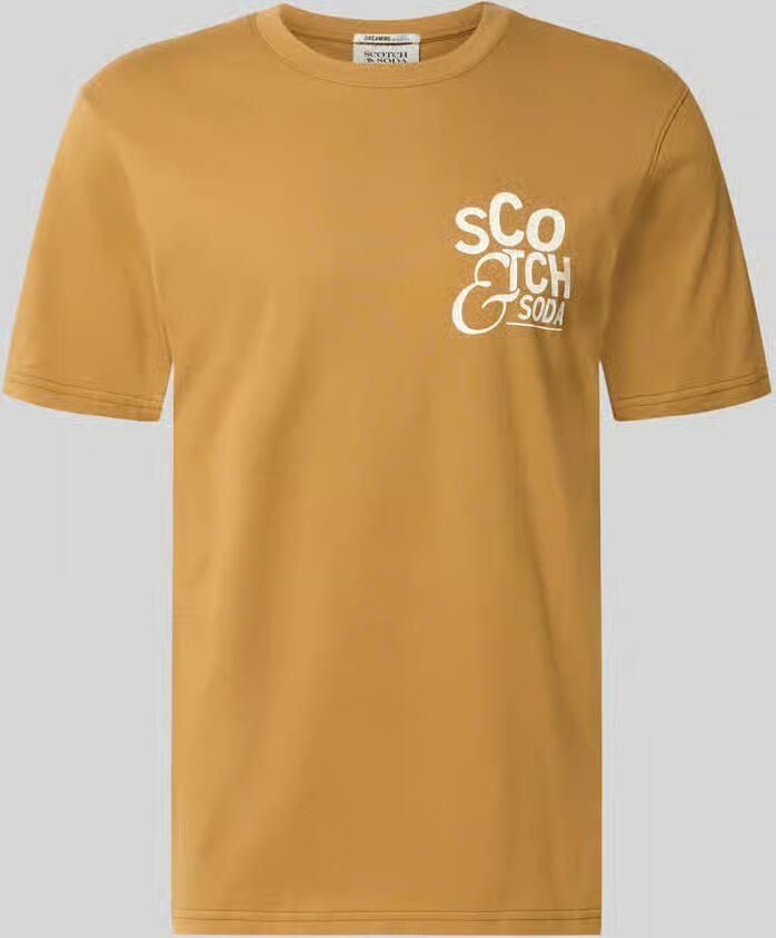 Scotch & Soda regular fit T-shirt met logoprint