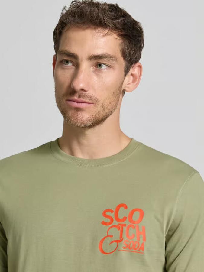 Scotch & Soda regular fit T-shirt met logoprint - Foto 2