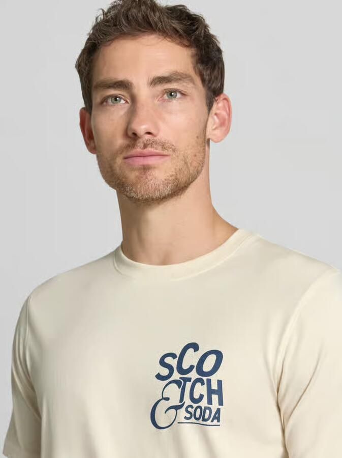 Scotch & Soda regular fit T-shirt met logoprint - Foto 2