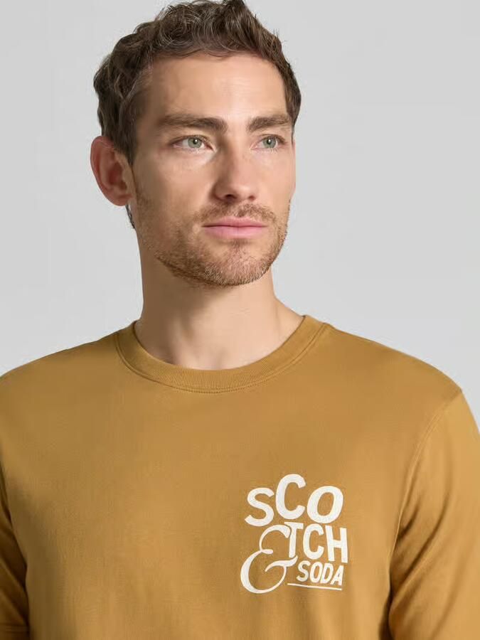 Scotch & Soda regular fit T-shirt met logoprint - Foto 2