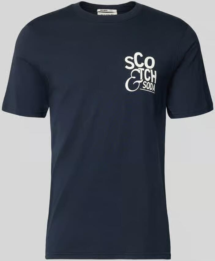 Scotch & Soda regular fit T-shirt met logoprint