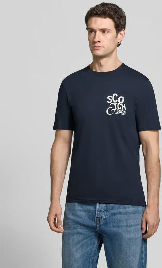 Scotch & Soda regular fit T-shirt met logoprint - Foto 3