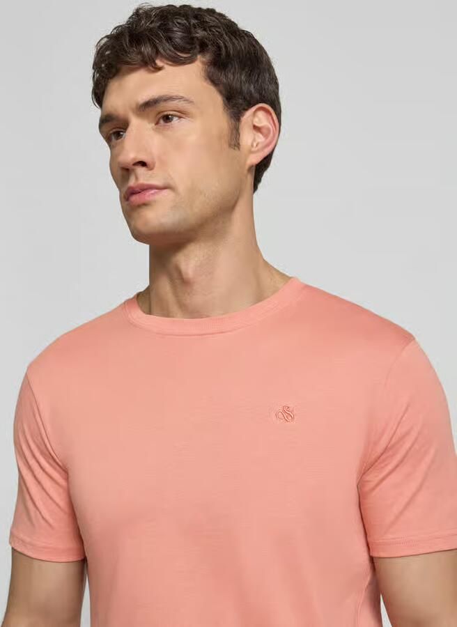 Scotch & Soda Regular fit T-shirt met logostitching - Foto 2