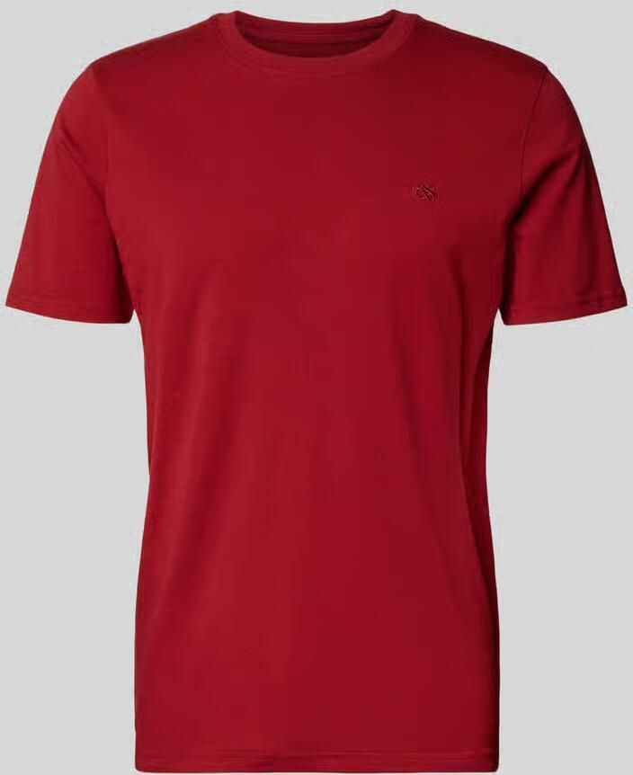 Scotch & Soda Regular fit T-shirt met logostitching