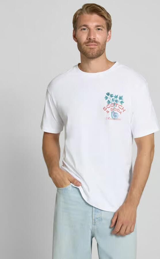 Scotch & Soda Regular fit t-shirt van puur katoen - Foto 3