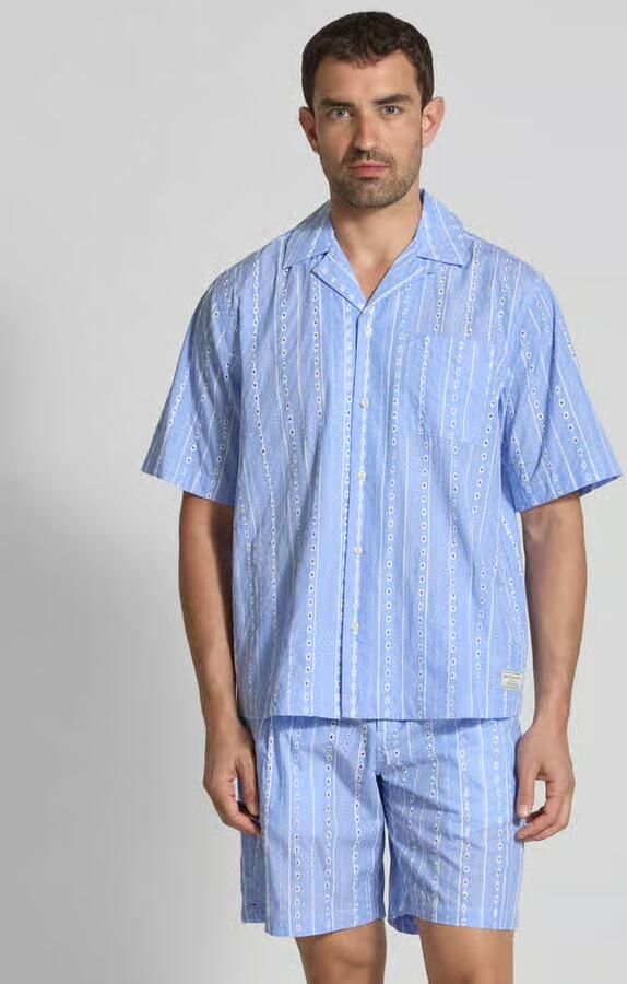 Scotch & Soda Regular fit vrijetijdsoverhemd met broderie anglaise - Foto 2