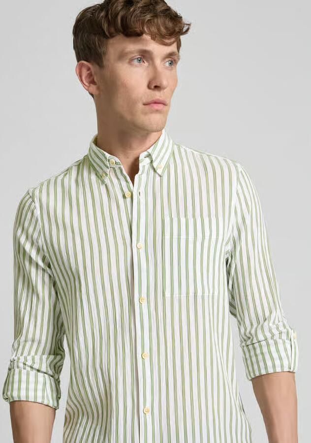 Scotch & Soda Regular fit vrijetijdsoverhemd met button-downkraag - Foto 2