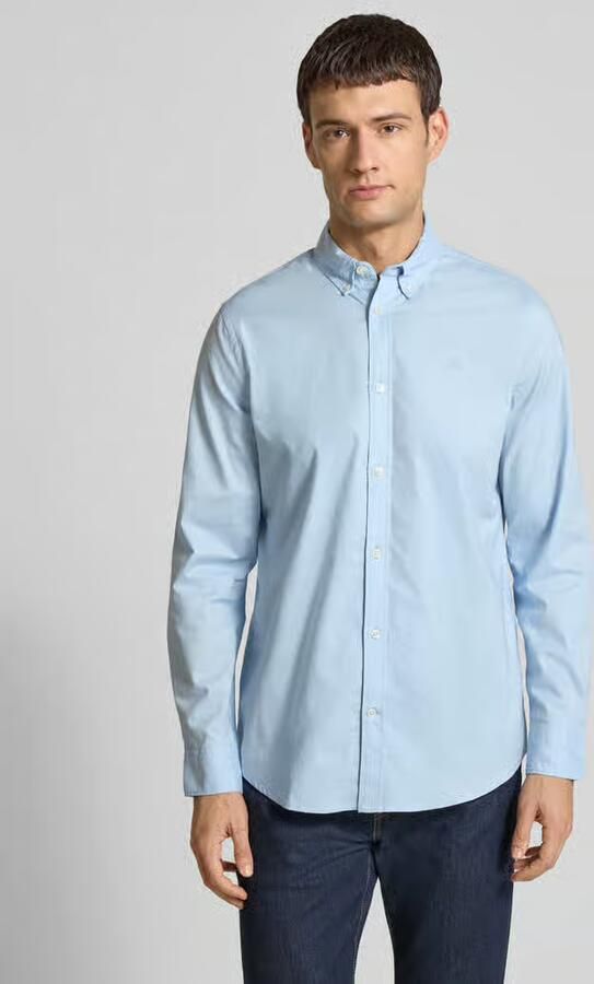 Scotch & Soda Overhemd Lange Mouw Scotch & Soda Core Oxford Overhemd Lichtblauw - Foto 11