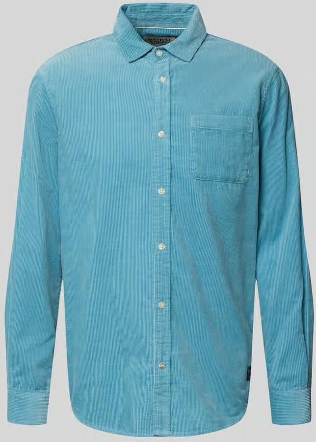 Scotch & Soda Regular fit vrijetijdsoverhemd met labelpatch model 'CORDUROY' - Foto 1