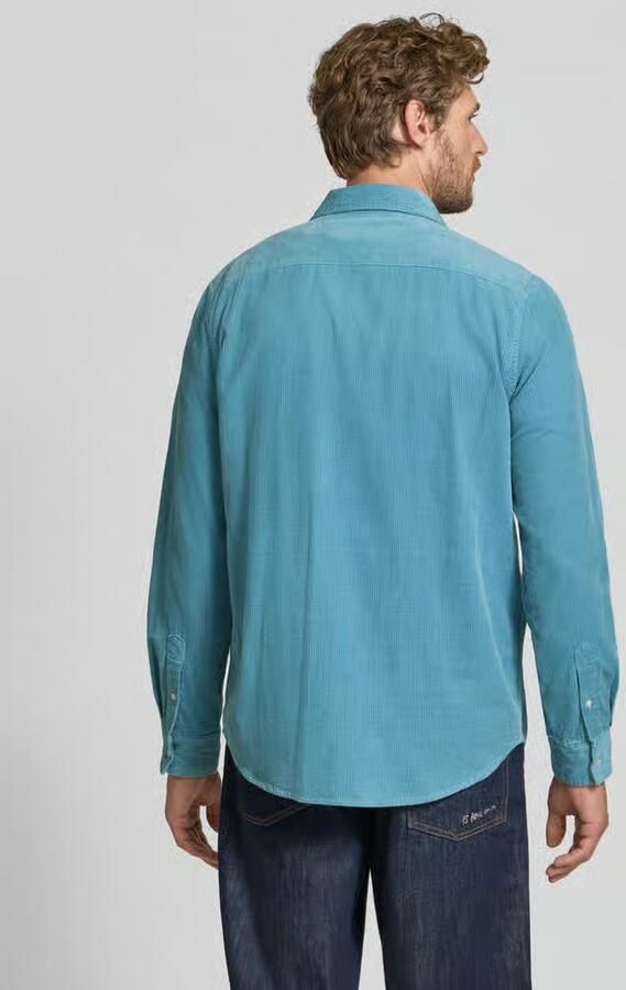 Scotch & Soda Regular fit vrijetijdsoverhemd met labelpatch model 'CORDUROY' - Foto 3