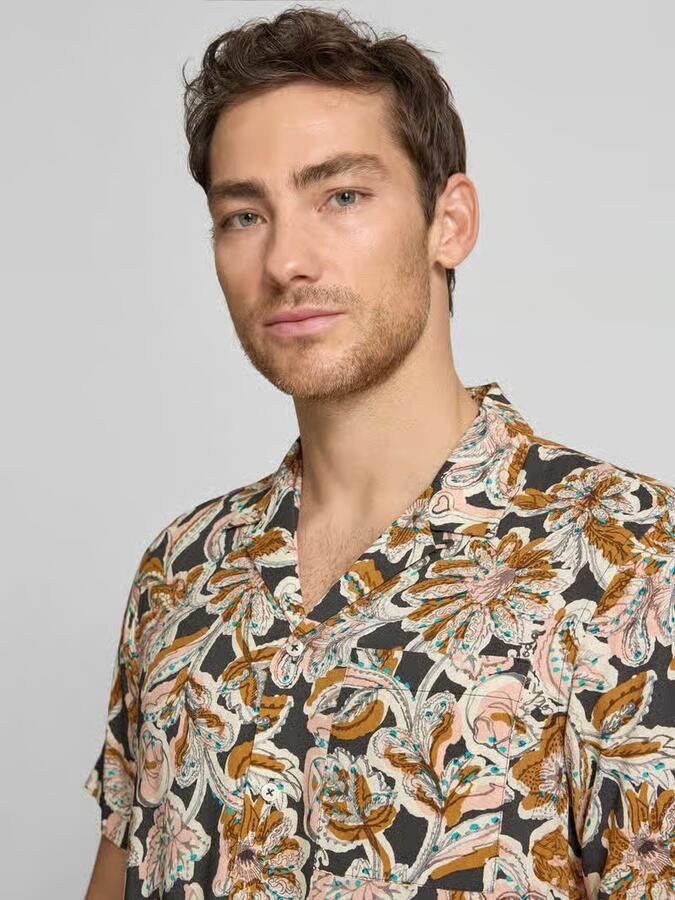 Scotch & Soda regular fit vrijetijdsoverhemd van viscose