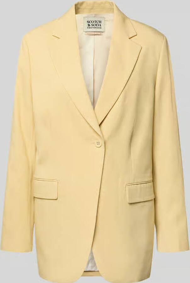Scotch & Soda relaxed fit blazer met klepzakken - Foto 2