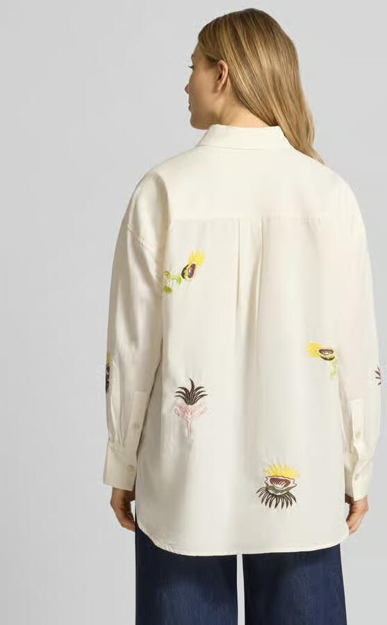 Scotch & Soda relaxed fit blouse met stikselafwerkingen - Foto 2