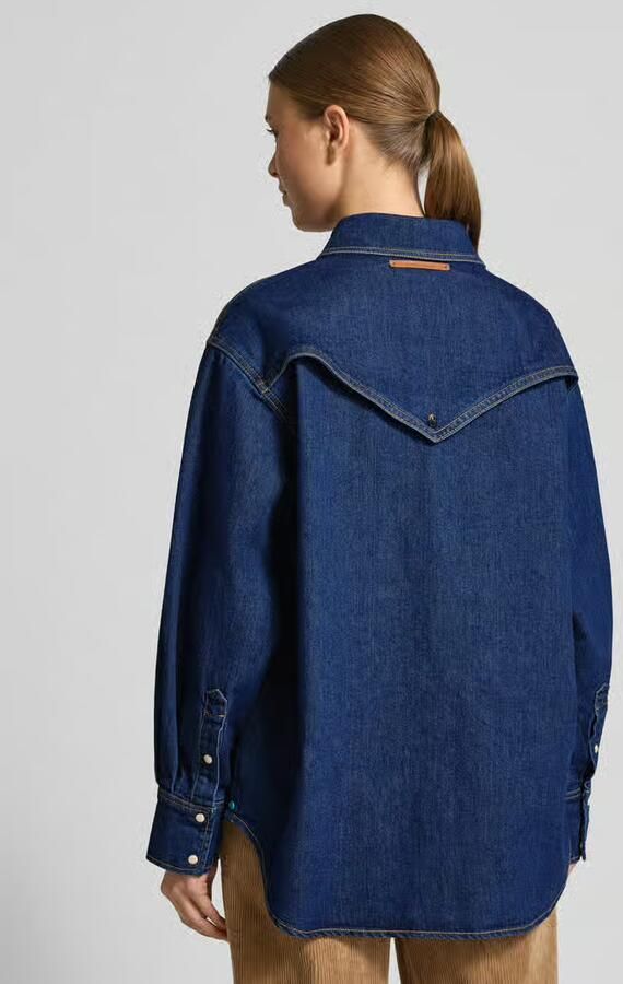 Scotch & Soda Relaxed fit jeansblouse met knoopsluiting - Foto 4