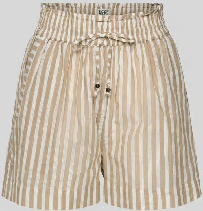 Scotch & Soda Relaxed fit korte broek met smokdetails - Foto 3