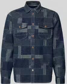 Scotch & Soda relaxed fit overhemdjack in denimlook