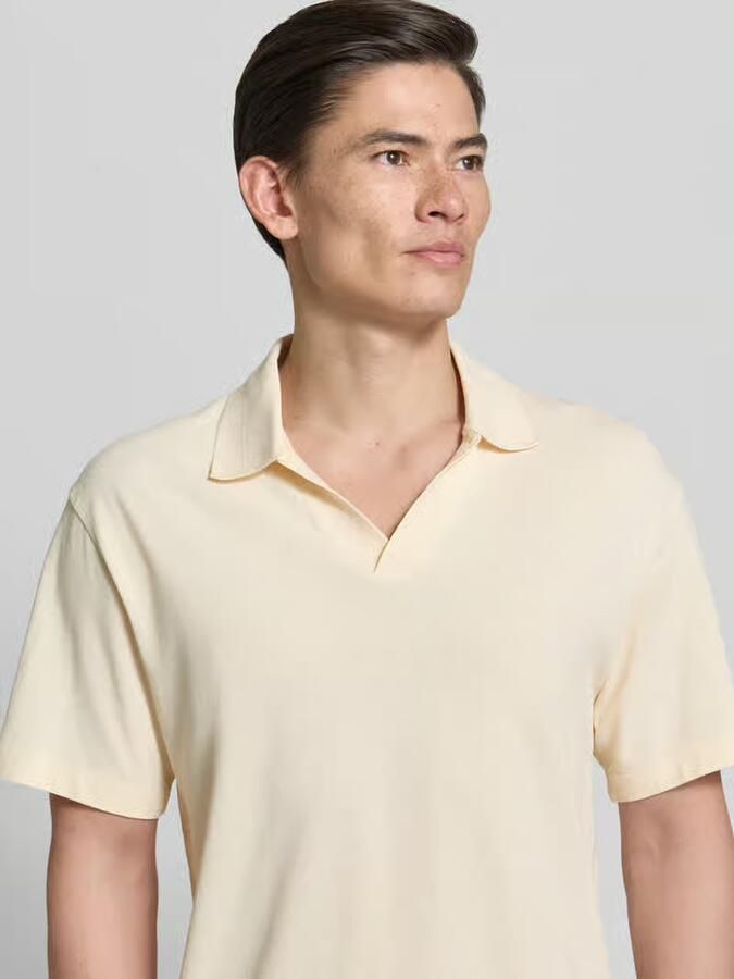 Scotch & Soda relaxed fit poloshirt in piqué-look