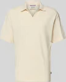 Scotch & Soda relaxed fit poloshirt in piqué-look