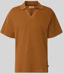 Scotch & Soda relaxed fit poloshirt in piqué-look