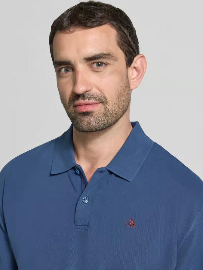 Scotch & Soda relaxed fit poloshirt met gestikt logo - Foto 2
