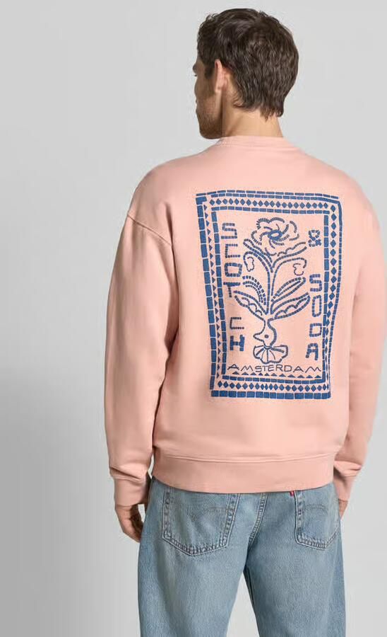 Scotch & Soda relaxed fit pullover met logoprint - Foto 3