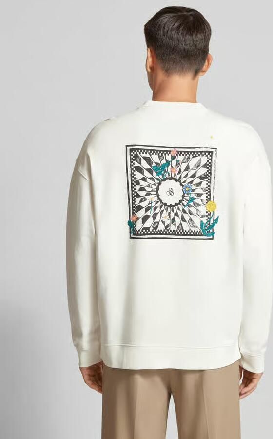 Scotch & Soda Relaxed fit sweatshirt met labelprint - Foto 4