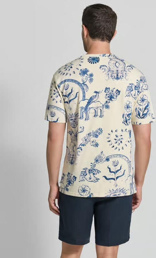 Scotch & Soda relaxed fit T-shirt in all-over look - Foto 3