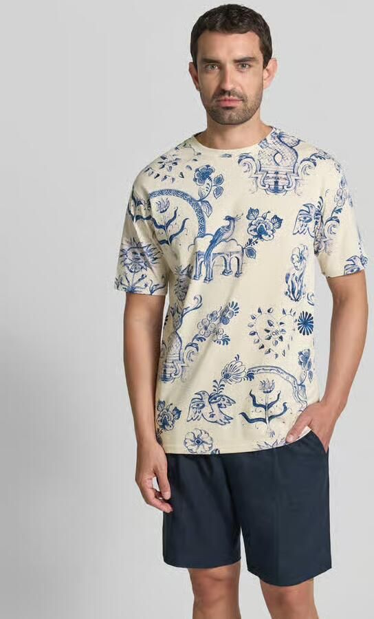 Scotch & Soda relaxed fit T-shirt in all-over look - Foto 2