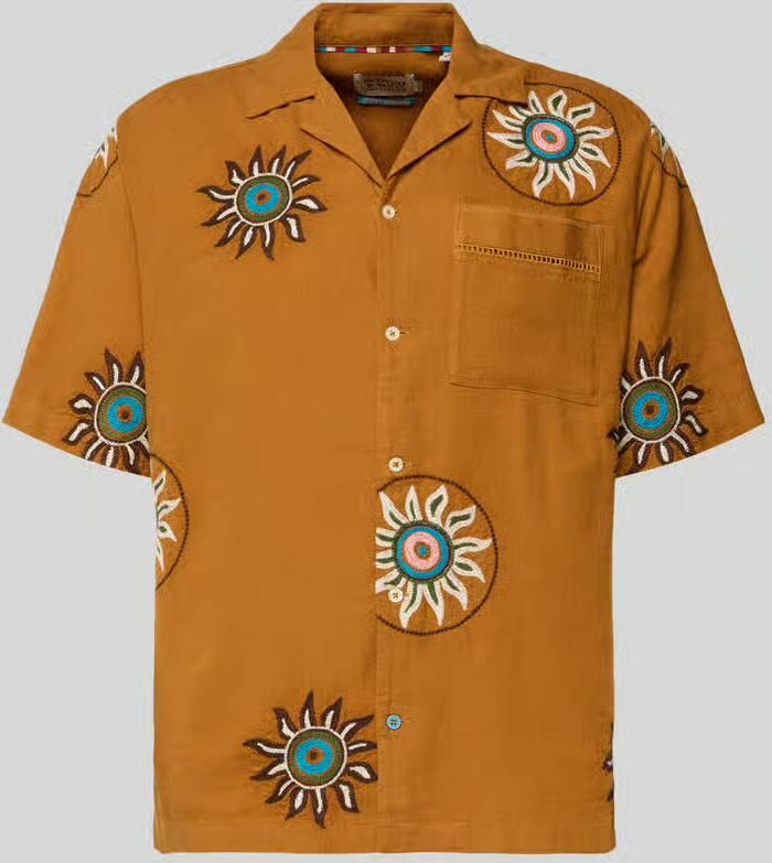 Scotch & Soda relaxed fit vrijetijdsoverhemd van mix van linnen en viscose met borstzak - Foto 4