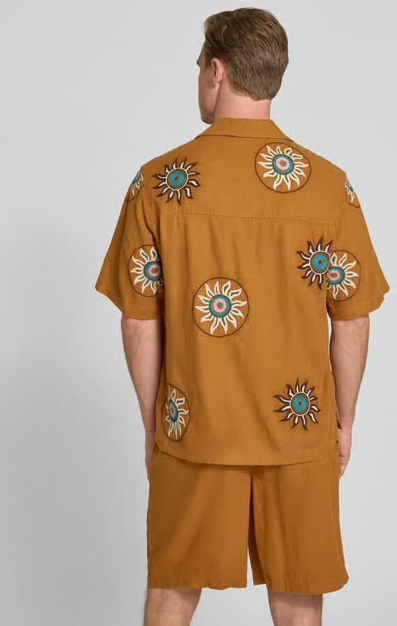 Scotch & Soda relaxed fit vrijetijdsoverhemd van mix van linnen en viscose met borstzak - Foto 5