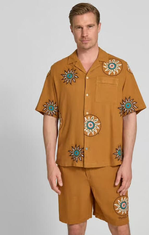 Scotch & Soda relaxed fit vrijetijdsoverhemd van mix van linnen en viscose met borstzak - Foto 4