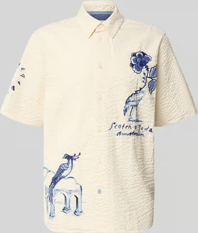 Scotch & Soda relaxed fit vrijetijdsoverhemd van puur katoen