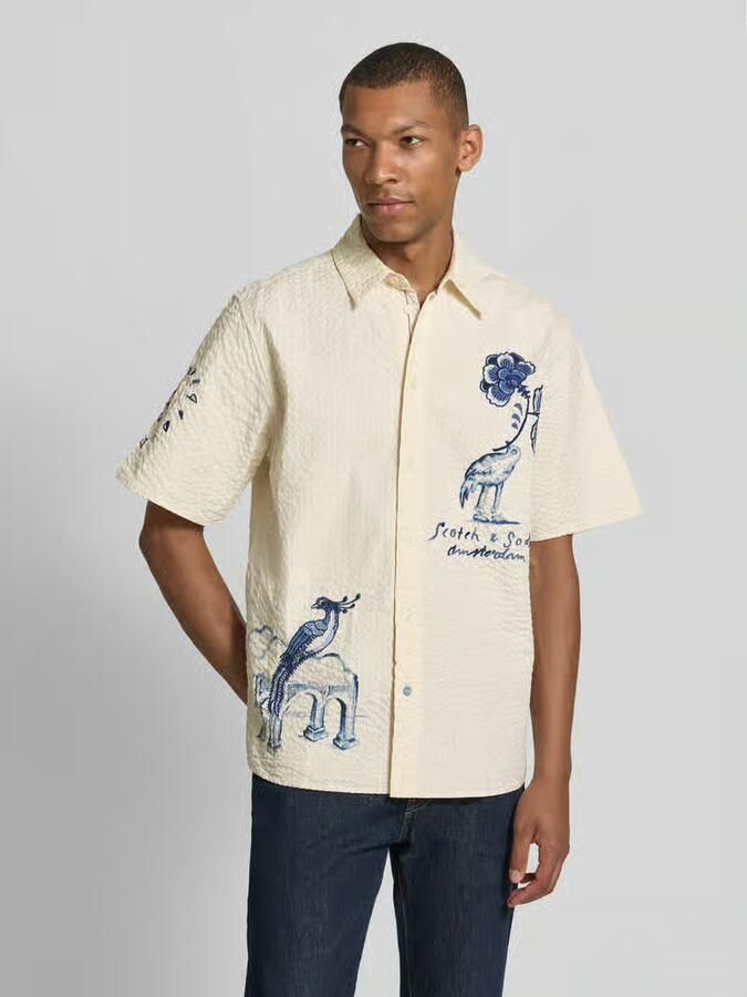 Scotch & Soda relaxed fit vrijetijdsoverhemd van puur katoen - Foto 2